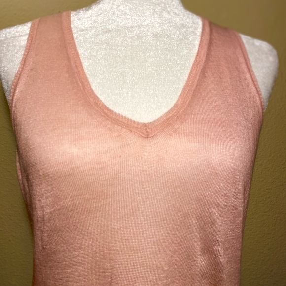 MaxMara Top Sweater V Neck sleeveless made in Italy - Picture 2 of 10